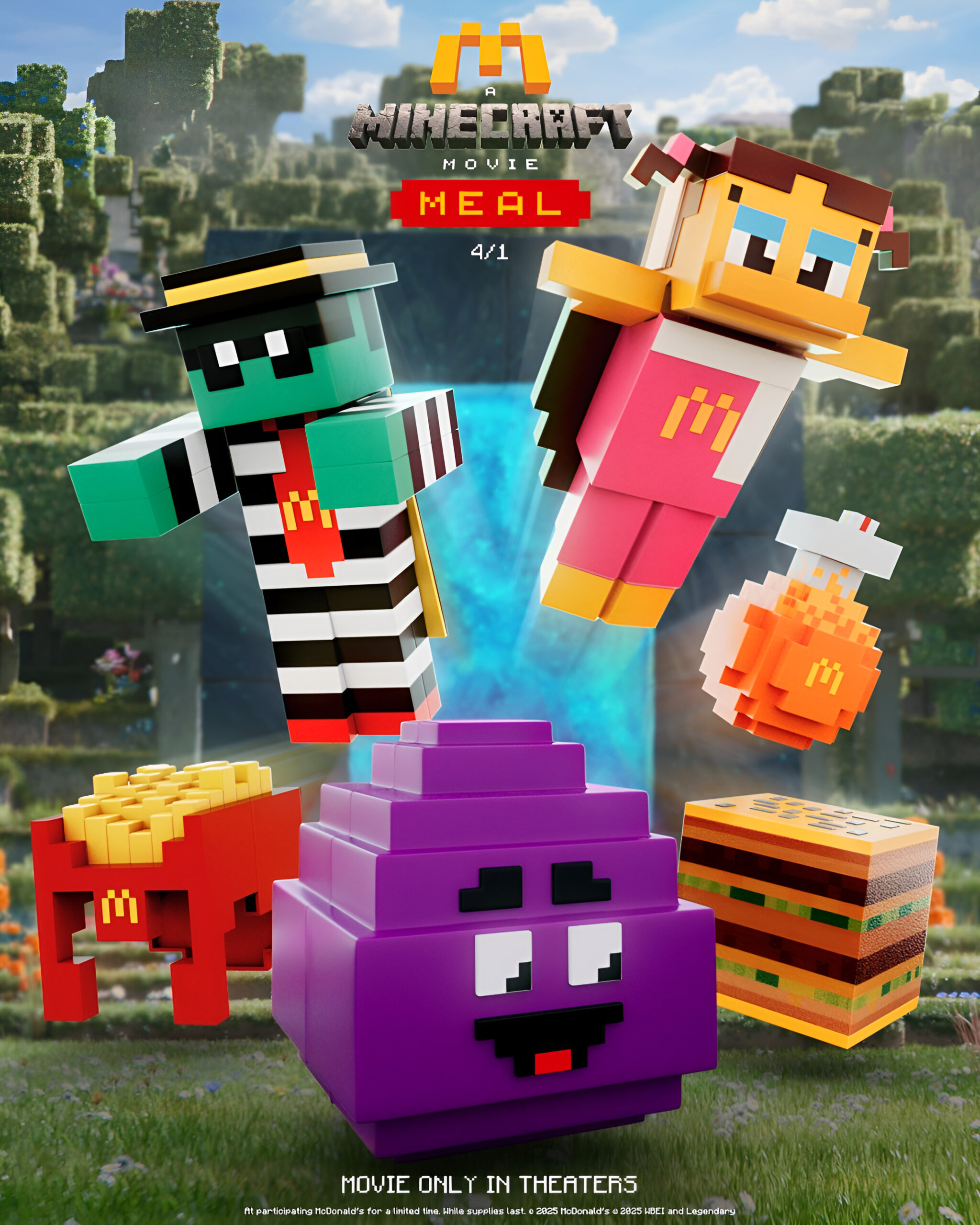 Minecraft Movie Meals at McDonald’s