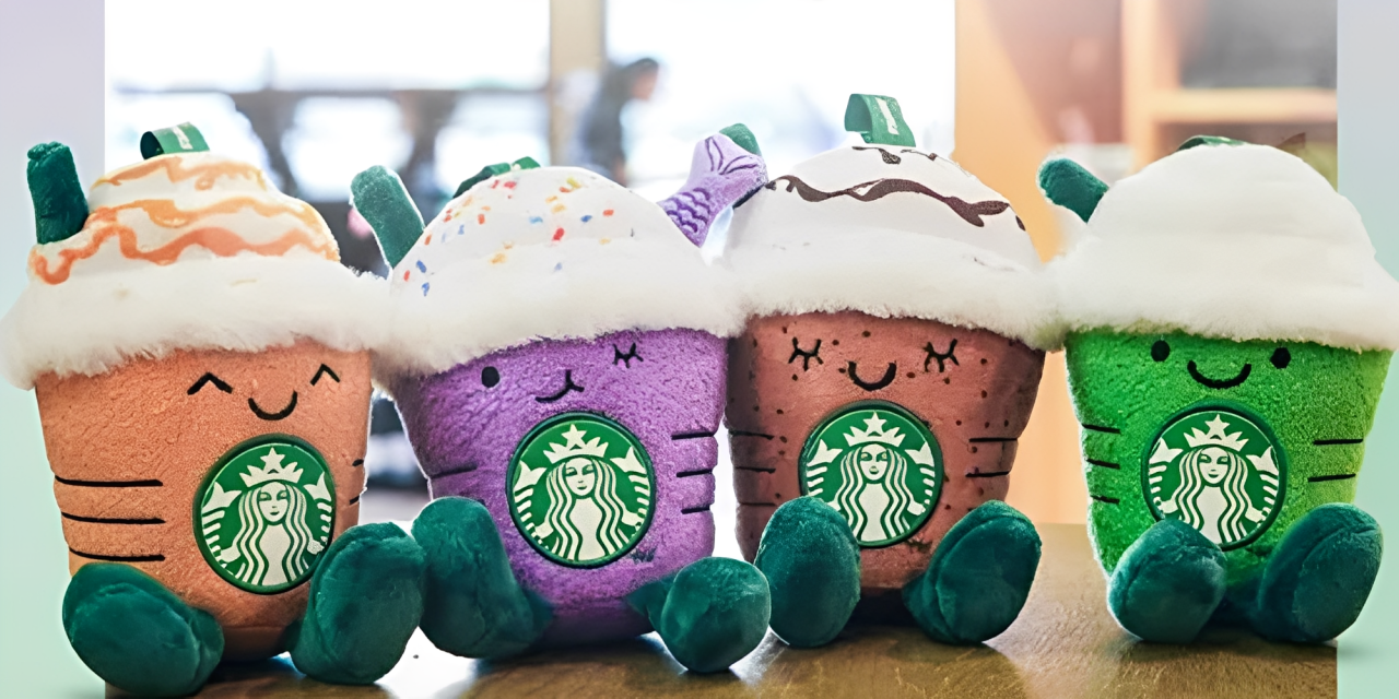 Labubu-style Starbucks Frappuccino plush toys