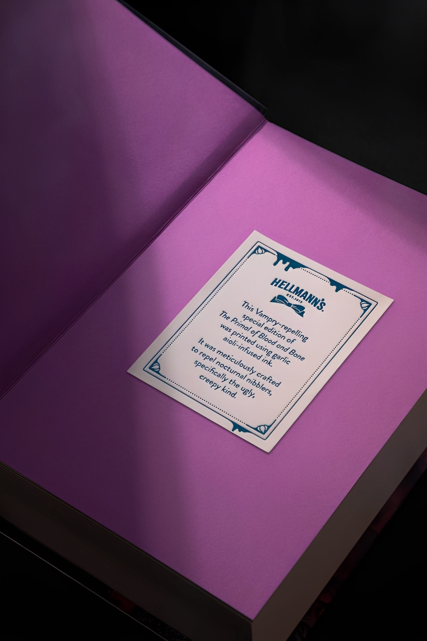 Hellmann’s Garlic Ink Novel