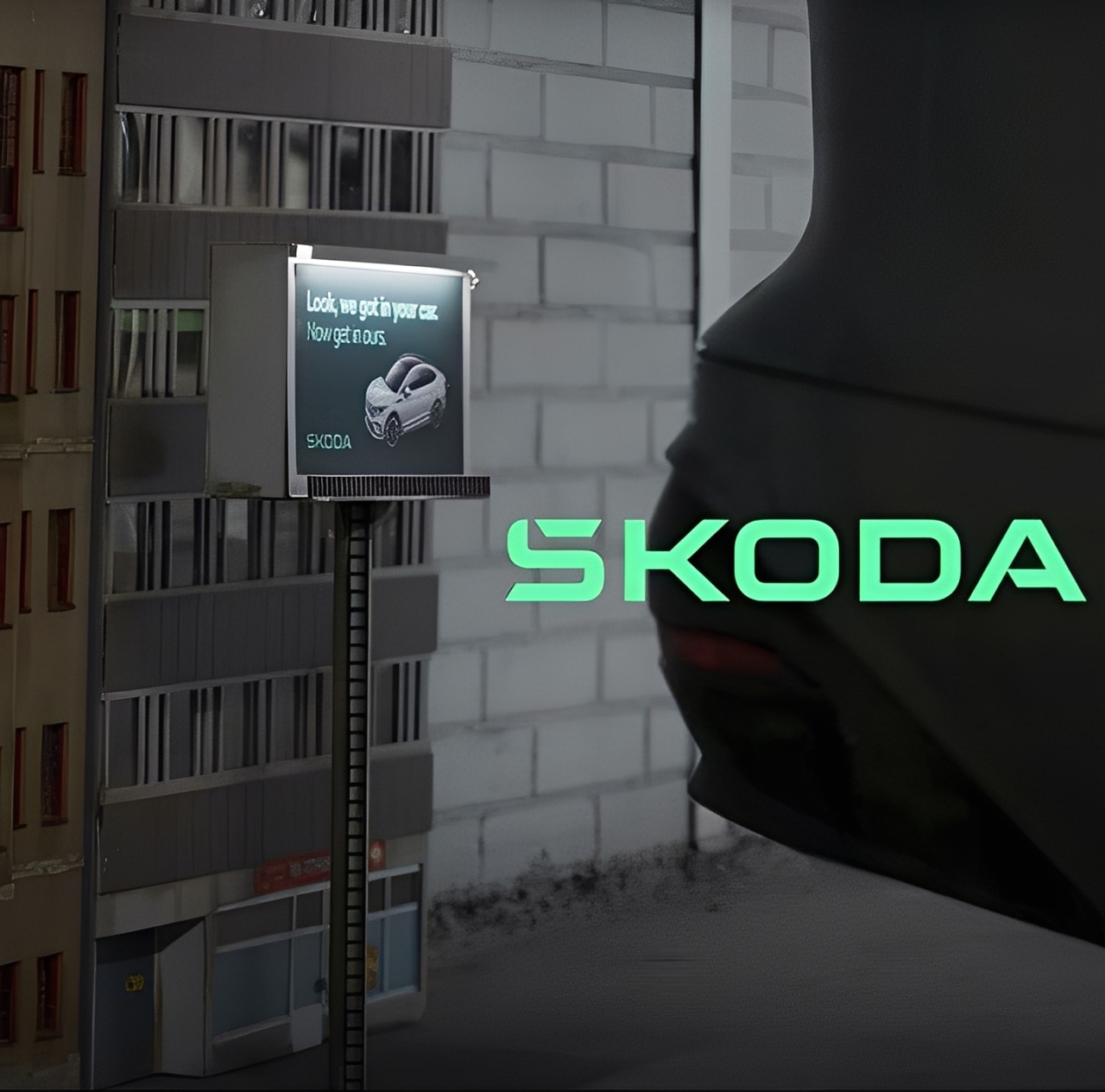 Skoda parking camera ad